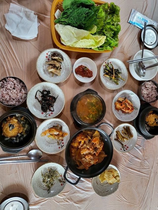 당진에서 만난 역대급 우렁쌈장맛집🔥
