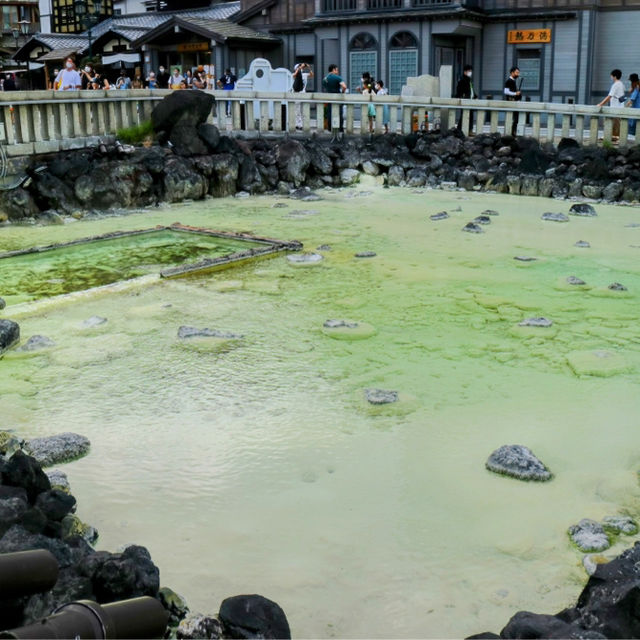A town dedicated to onsen soaking 