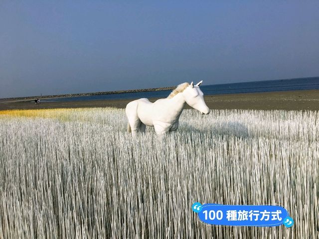 台南-以夕照聞名的月牙海灣：漁光島