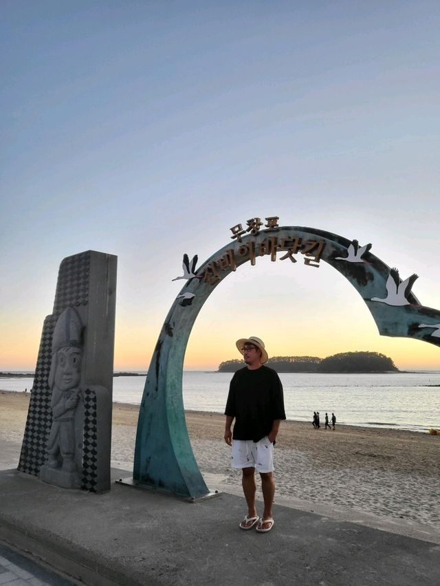 역대급 일몰을 볼수있는 무창포해수욕장