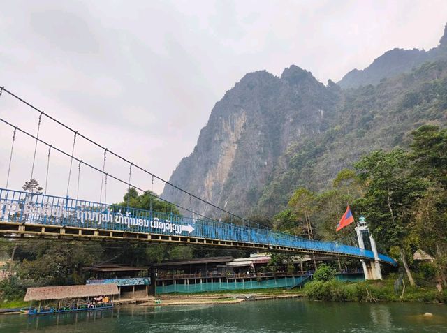 Namsong Blue Bridge สะพานฟ้าวังเวียง
