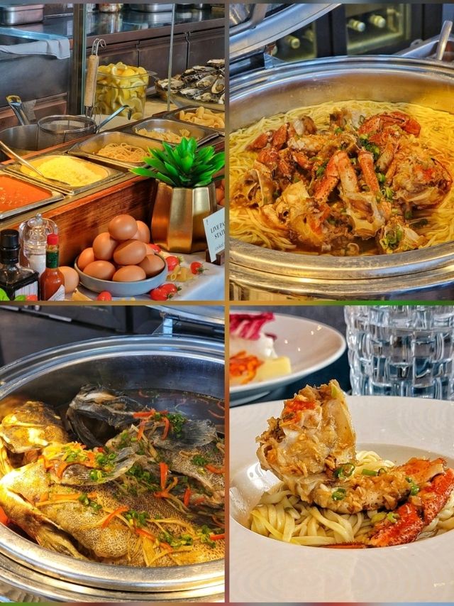 中環自助餐任食高質冷熱盤海鮮和牛限時優惠-麵包蟹勁邪惡