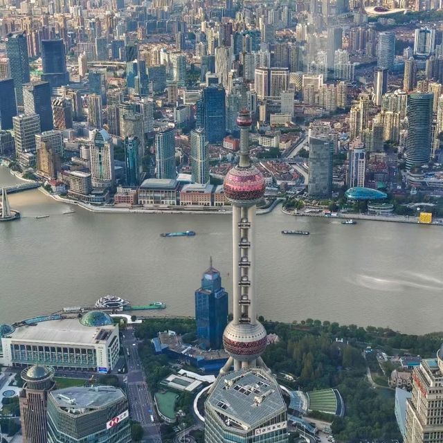 Shanghai from the clouds