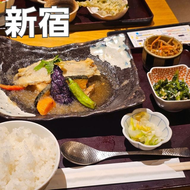 [新宿]釜で炊いたお米が食べ放題！和食ランチ[大かまど飯 寅福 ルミネ新宿店]