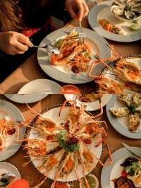 ทานบุฟเฟ่ต์อาหารค่ำบนชั้น 81 ที่ Baiyoke Sky