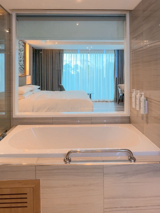 รีวิวห้อง Deluxe โรงแรม Courtyard by Marriott