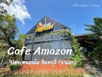 Cafe Amazon ปตท.หนองอ้อ จันทบุรี (ขาออก)🍵🎄