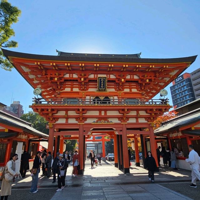 神戶必遊，莊嚴且極具歷史的生田神社。