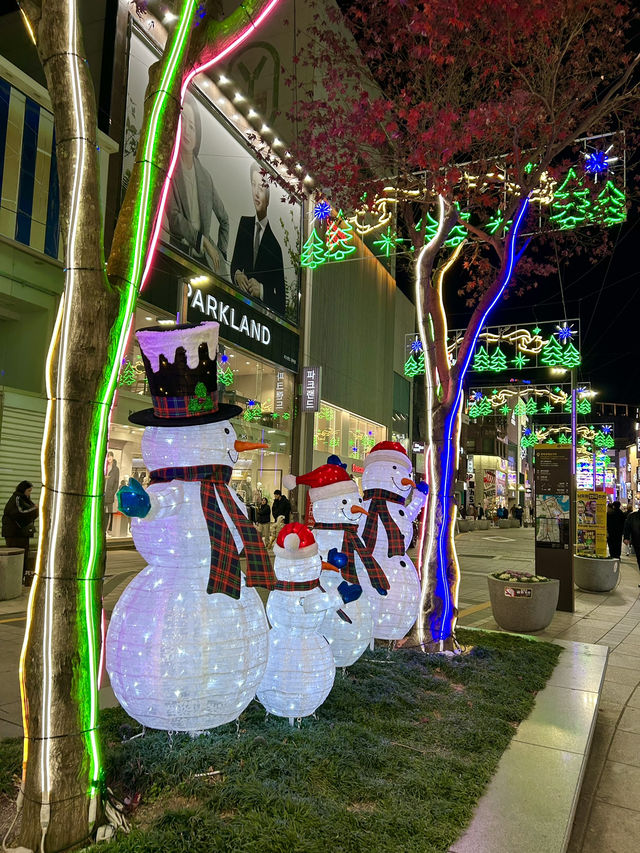 【韓国 釜山】2024光復路冬の光ツリー祭り🎄