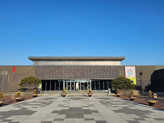 대한민국 전라북도 익산시 왕궁리 유적 전시관 입니다.