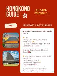 2Days in Hongkong (budget friendly)