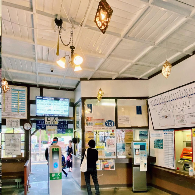  「長瀞駅」🚉 レトロな木造駅舎✨