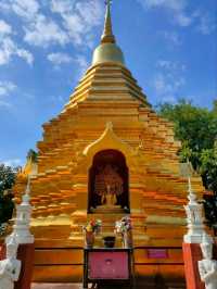 【チェンマイ】ゴールドの装飾が美しいお寺 Wat Phan On