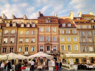 The Old Town Market Square in Warsaw