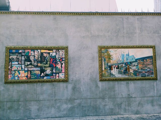 泰國曼谷市中心老城區著名藝術街區景點：Charoen Krung 32 Street Art，各種藝術繪畫壁畫墻繪，適合打卡拍照📸