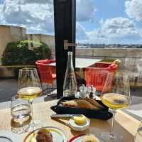 Excellent food and views