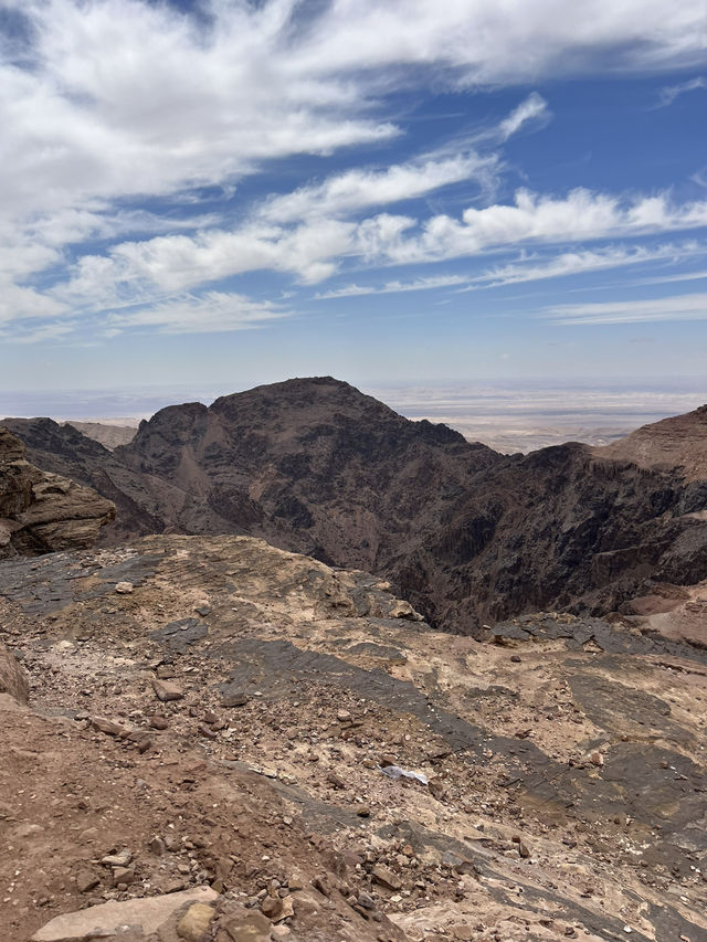 Crossing deserts and mountains 
