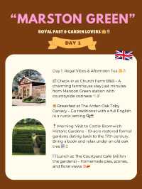 “Marston Green” itinerary 