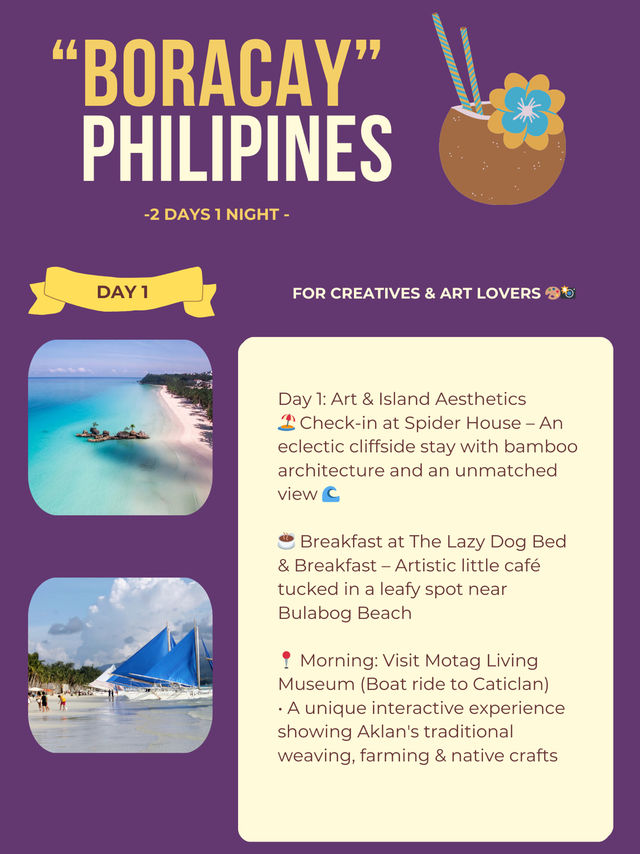 Boracay island itinerary 