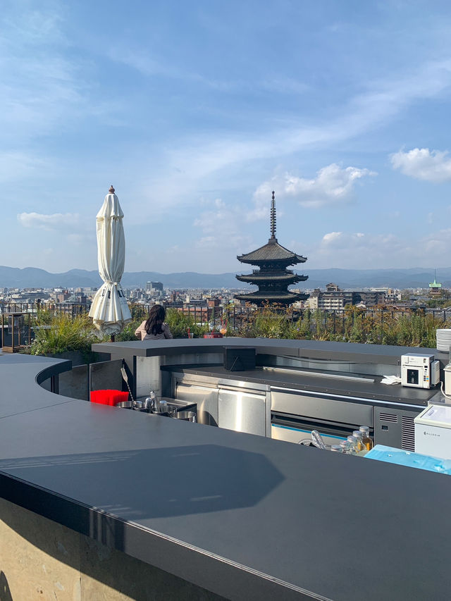 【京都】五重塔ビュー×ビール