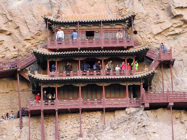 The Hanging Temple in north China's Shan