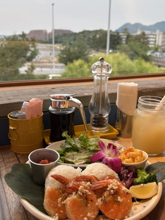 【福岡・香椎浜】まるでハワイ🌺ハワイアンカフェ！