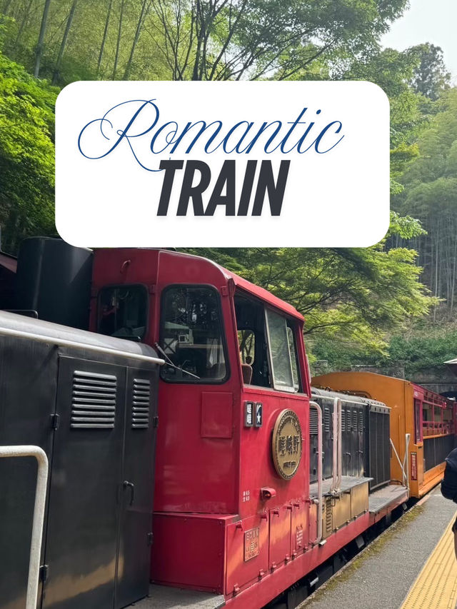 🚂 รถไฟโรแมนติกเกียวโต – นั่งรถช้าๆให้หัวใจได้พัก