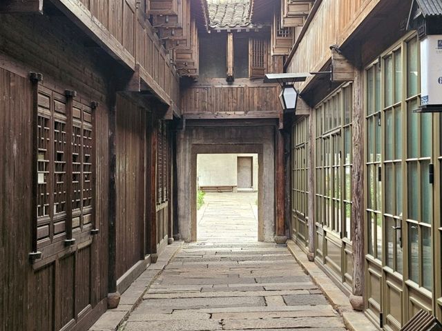 I came to this ancient town in Jiangnan, and I instantly fall in love with it