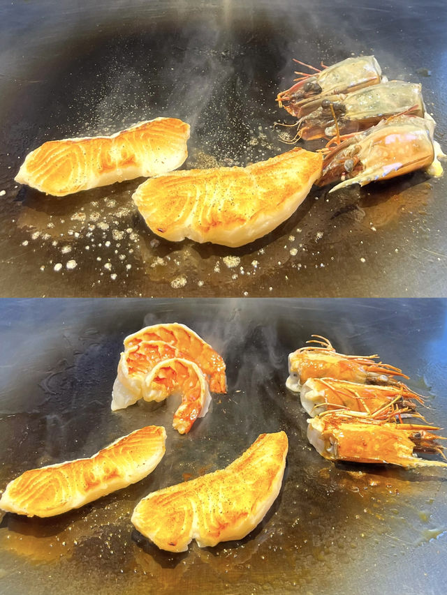 值得回訪的鐵板燒 💕 滿上隱·和牛海鮮燒（丹田城市廣場店）