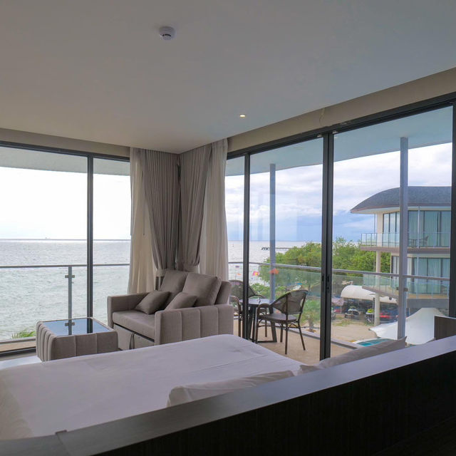 💙Atlantis Manor รร.เปิดใหม่บางแสน วิวทะเล สระปัง