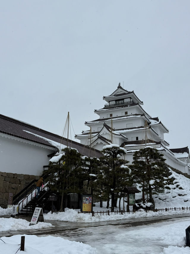 🏯會津若松城｜雪中歷史名城❄️⛩️