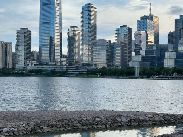 🌳 Shenzhen Bay Park + Talent Park: Double the Green, Double the Fun! 🚴‍♀️