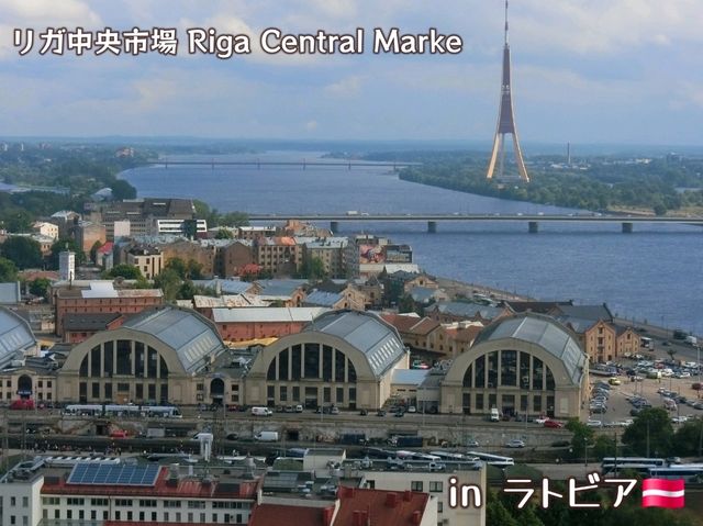 【ラトビア🇱🇻】元は飛行機の格納庫✈️リガ中央市場