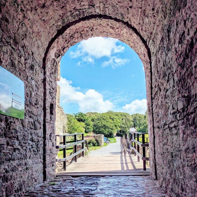 Solo by the Sea: A Day at Manorbier Castle