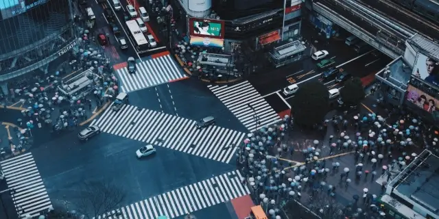 Shibuya From Above · Tokyo’s Endless Motion