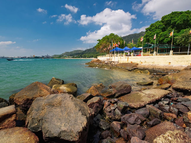 A Narrow Strait of Sand and Sky