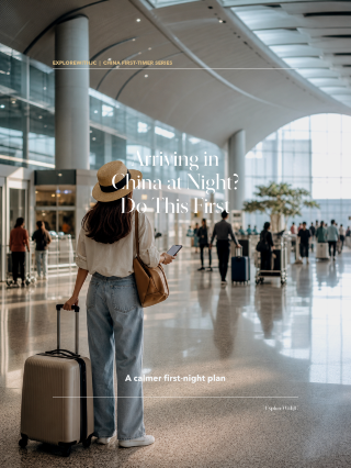  晚上抵達中國？我不會立刻嘗試「正式開始旅程」。