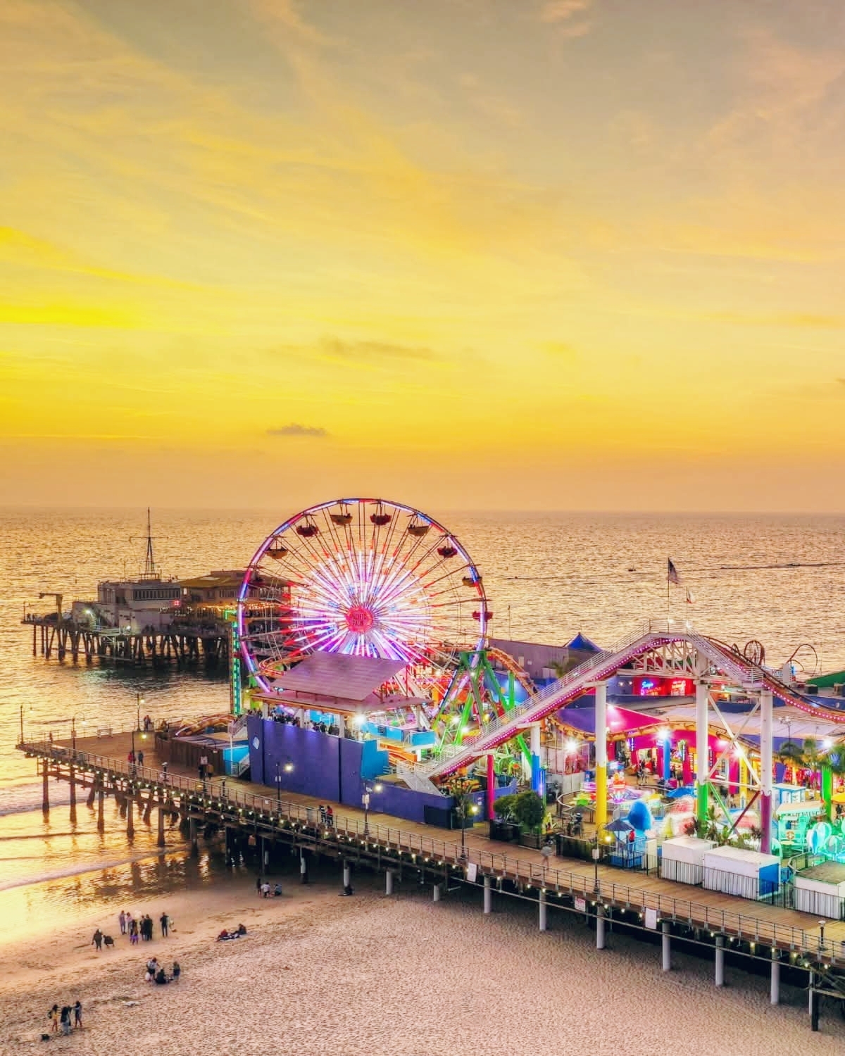 #summerbeachnights  

santa Monica is calling 🌊—here’s why you’ll love the iconic Santa Monica Pier! You get beach vibes, classic amusements, and unbeatable Pacific sunsets all in one spot.

Top Spot to Visit: 
🎡 Santa Monica Pier  
Address: 200 Santa Monica Pier, Santa Monica, CA 90401, United States  
Open hours: 6:00–22:00 daily, year-round—which means you can come early for calm ocean air or stay late for neon-lit fun!  
The pier is packed with things to do: ride the Pacific Park Ferris wheel for those postcard-perfect views, grab a churro or funnel cake, or try your luck at classic arcade games. There’s also the small but cool Santa Monica Aquarium if you need an ocean education break.

Travel Tips:
1. Come early in the morning for epic sunrise light and fewer crowds—or golden hour for Insta-worthy sunset pics!
2. Parking fills up fast—use public transport if you can. The Metro E line (Expo) goes straight to Downtown Santa Monica, just a 10-minute walk from the pier.
3. Pack a layer! It can get chilly in the evening with the ocean breeze (even in summer).
4. Snack at the food carts, but if you want a proper meal head to The Albright (right on the pier) for fresh seafood.

How to Get Around:
Santa Monica is super walkable and the beach paths are perfect for biking. Download a rideshare app for longer trips, but honestly—walking around the pier and Third Street Promenade is half the fun!

#SantaMonicaPier  #CaliforniaDreaming  #SoCalBeach  #USATravel 