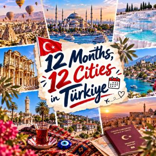 🇹🇷 12 Months, 12 Cities in Türkiye 🗓️