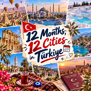 🇹🇷 12 месяцев, 12 городов в Турции 🗓️