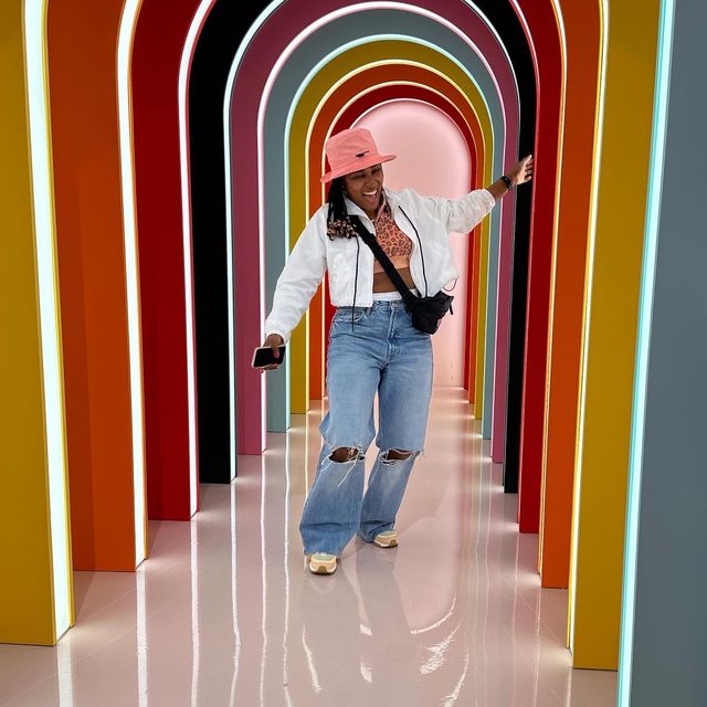 Like a kid in an ice cream store! 