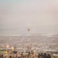 Watching Hot Air Balloons @ Sultan Cave Suite