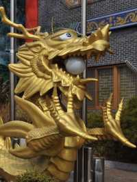 Little chinatown in South Korea. Tasty restaurants and coffee place.