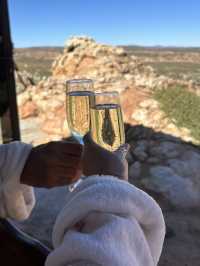 Honeymoon Place in the middle of Rock formations 