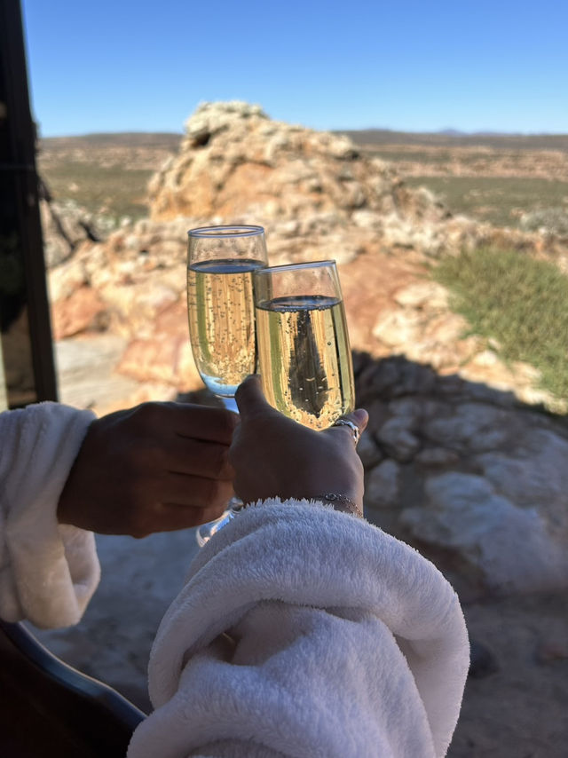 Honeymoon Place in the middle of Rock formations 