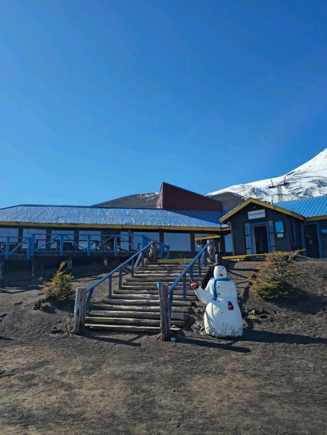 해외여행 오소르노산 중턱의 카페 Volcan osorno cafe