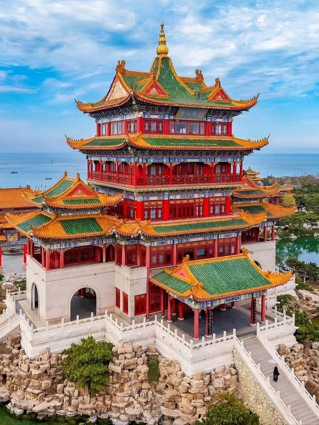 🏯 Penglai Pavilion – Where Legends Meet the Sea and Sky