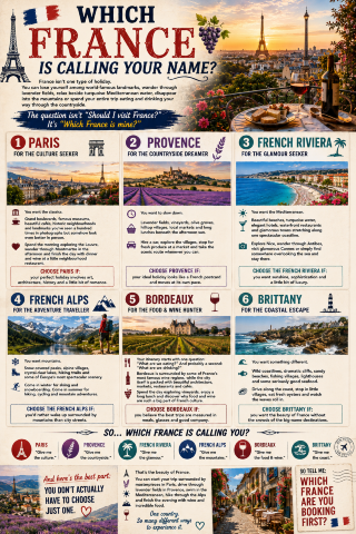 🇫🇷🗼 Which France Is Calling Your Name?🍷