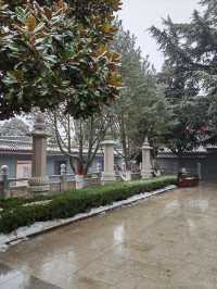 雨雪中遊法門寺