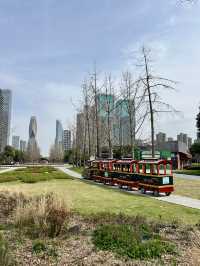 杭州公園｜錢江世紀公園在亞運之後人流少但風光好～